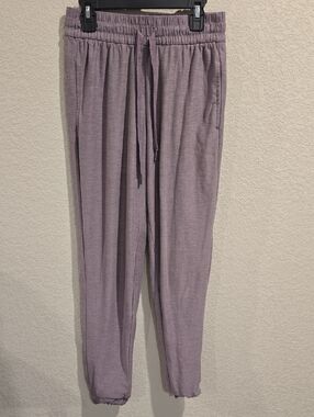 Kyodan Soft Knit Joggers - Lavender Heather - Size Small